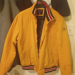 London Fog Men's Yellow Bomber Jacket